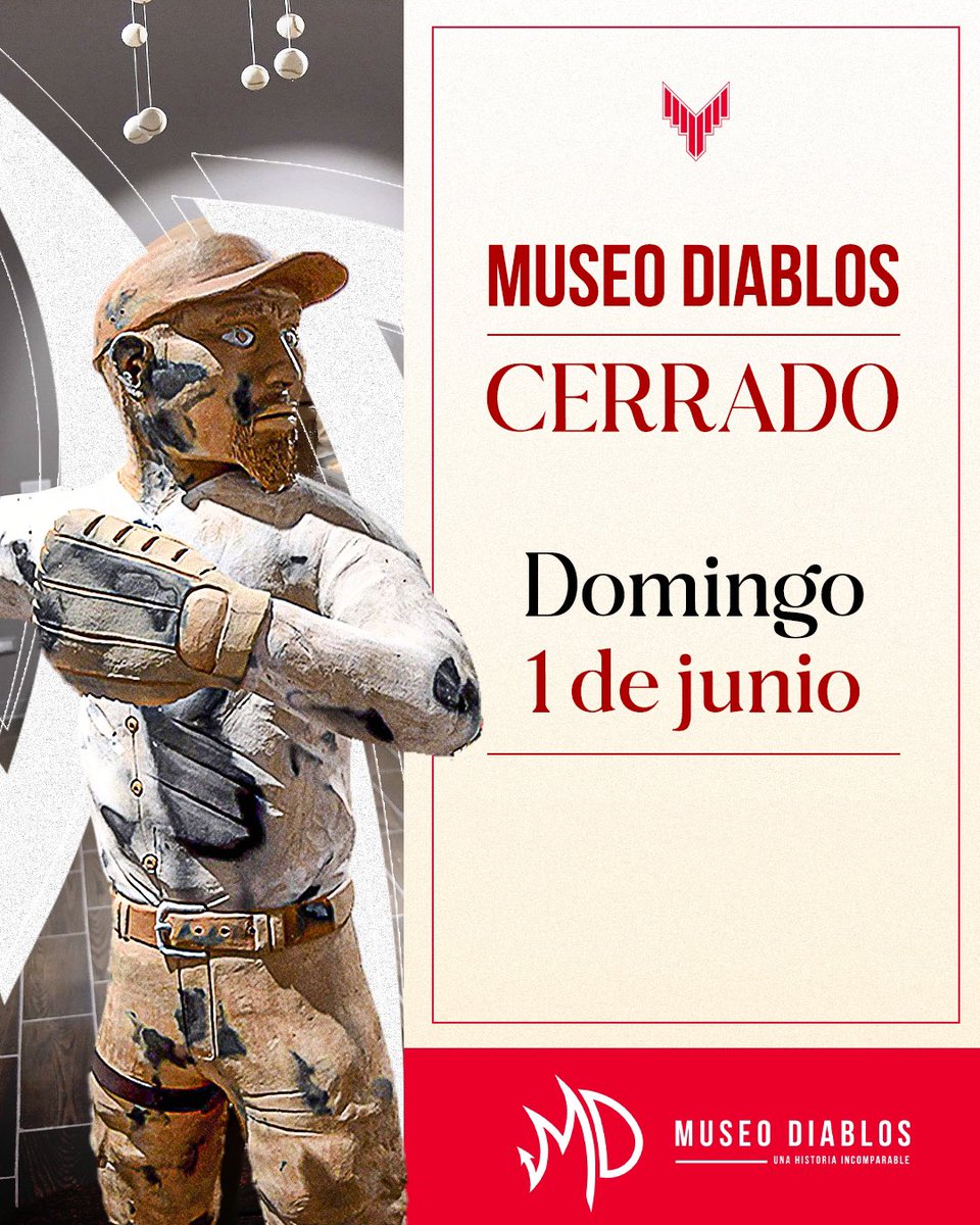 Atentos, mañana el museo permanecerá cerrado. 🫡