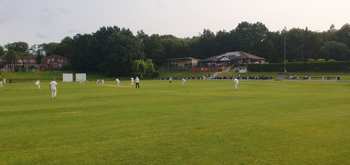 Manchopper (@manchopperblog) on Twitter photo A good day out today along with <a href="/HoddersUK/">Sam Hodkin (He/Him/Human)</a>, watching <a href="/PrestwichSport/">Prestwich CTBC</a> 201-8 (50 overs) overcome <a href="/BradshawCricket/">Bradshaw CC</a> 158ao (48.1 overs) by 43 runs.
A good game and a good club. Well worth a visit. A good day out today along with <a href="/HoddersUK/">Sam Hodkin (He/Him/Human)</a>, watching <a href="/PrestwichSport/">Prestwich CTBC</a> 201-8 (50 overs) overcome <a href="/BradshawCricket/">Bradshaw CC</a> 158ao (48.1 overs) by 43 runs.
A good game and a good club. Well worth a visit.