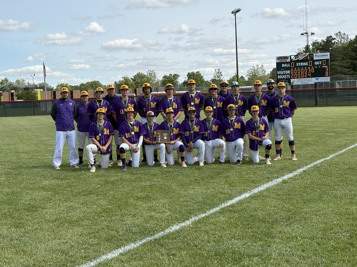 2025 District Runner-Ups ⚾️ #WeAreMaumee
