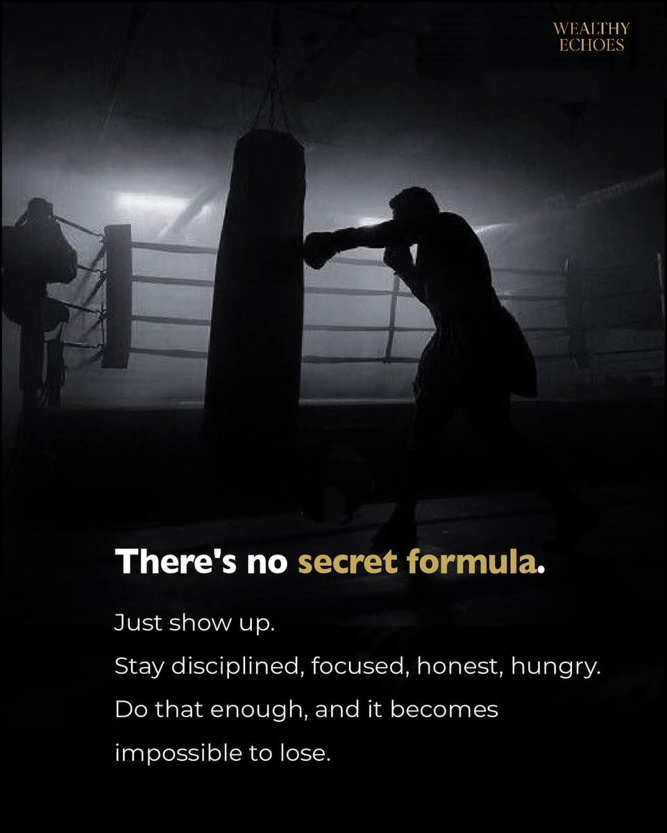 whealthyEchoes's tweet image. There&apos;s no secret formula🔥
#Motivation 
#MotivationalQuotes 
#motivationthoughts 
#SuccessStory 
#success
#Mindset 
#MindsetShift 
#SECRET