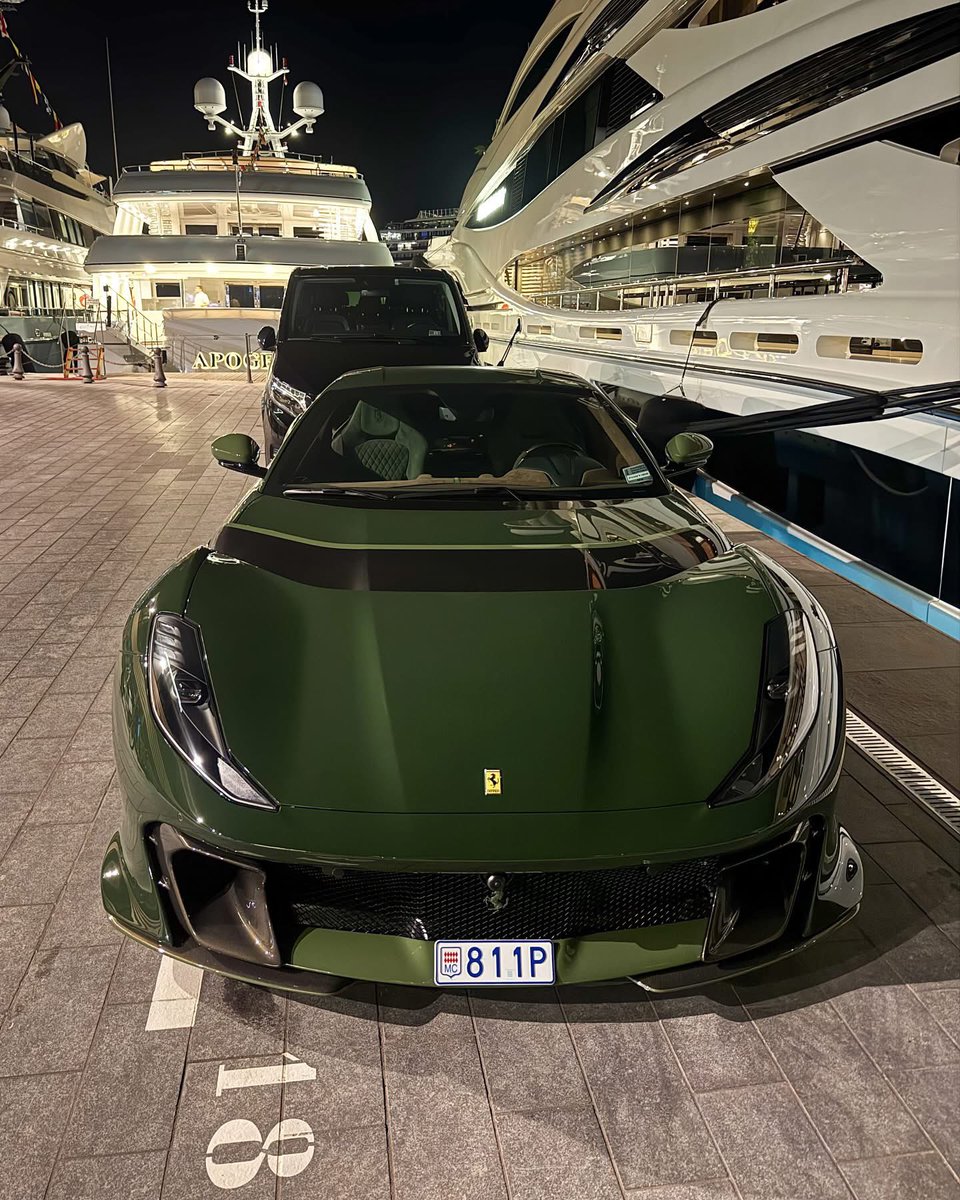 CarCultureCC's tweet image. Ferrari 812 Competizione in Monaco 🇲🇨