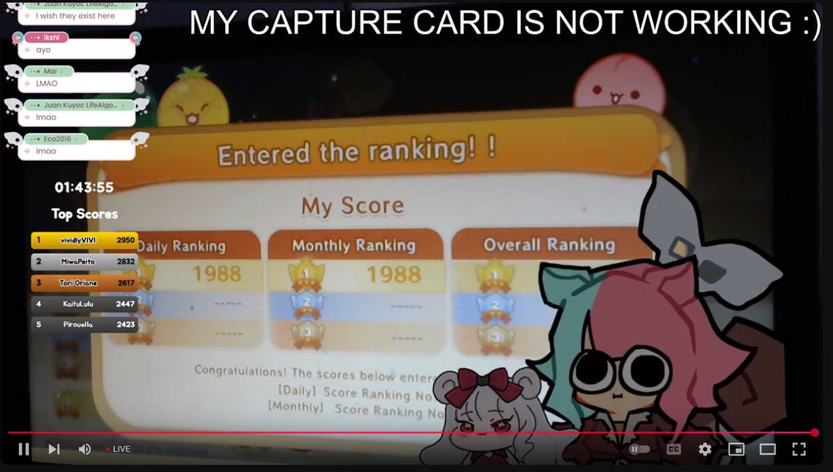 mar_a_la_mode's tweet photo. Peak gaming from Dolly’s Suika tournament. Such a nostalgic setup #DollyDoppel https://t.co/cnhNhLGjtb