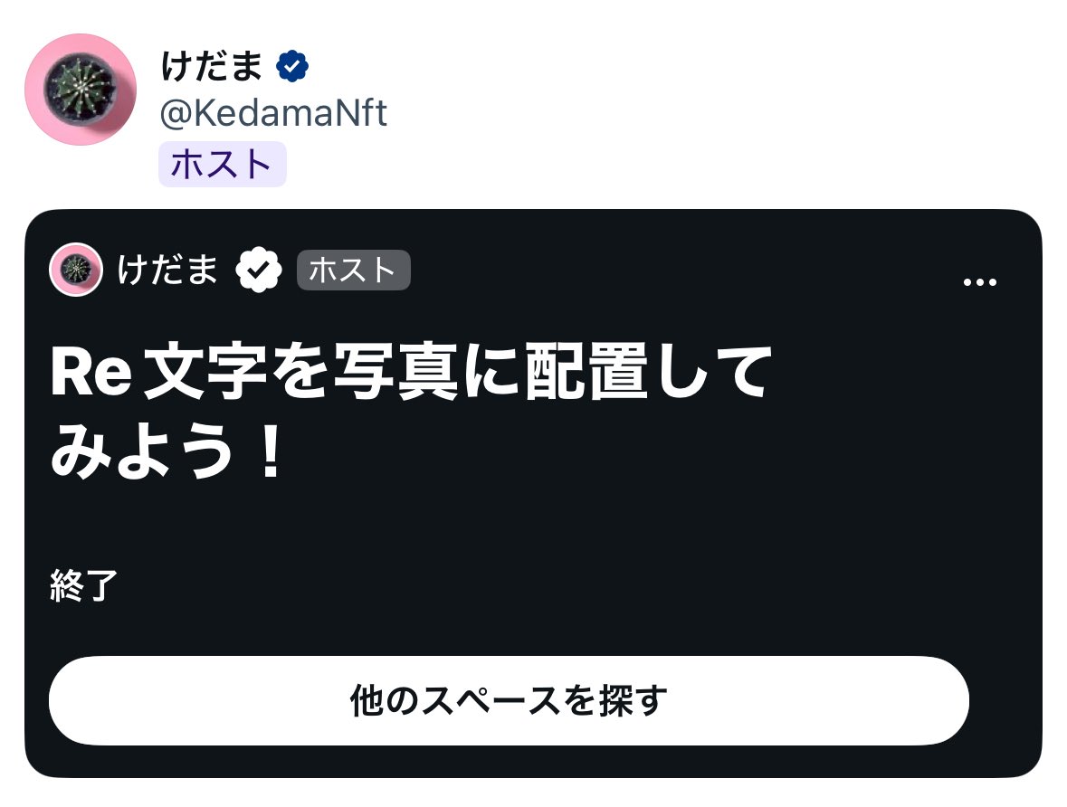 残念で仕方ない、、、
参加できなかった😭
<a href="/KedamaNft/">けだま</a> さんの激アツ講座✨
#画画画の画
#もう一回