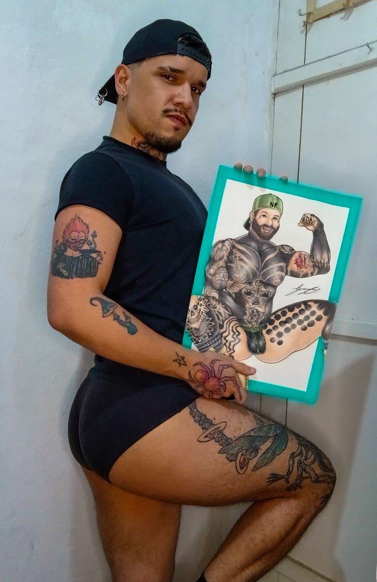 Did a drawing inspired by the super hot <a href="/scorpioslayerxo/">D U R D E N</a> :D