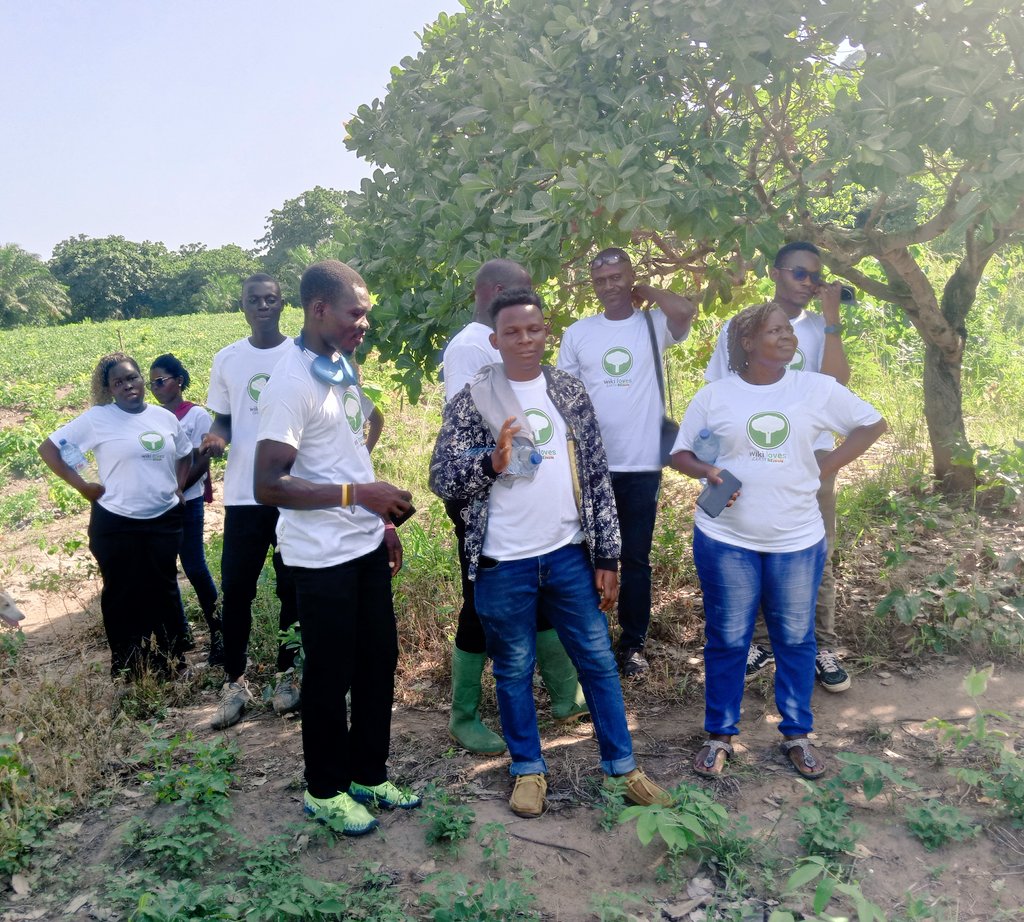 WikimediaBj's tweet photo. @WikiLovesEarth 2025 au Bénin 🇧🇯. Hier après notre visite au palais royal de #Savalou, aujourd'hui une randonnée photo dans la forêt Totchitchè et sur les collines de 500m d'altitude et capturer des images @afroCROWDit @SosBiodiversity .#Biodiversite #WLE2025Benin #photograpy https://t.co/HViqXpAIYV