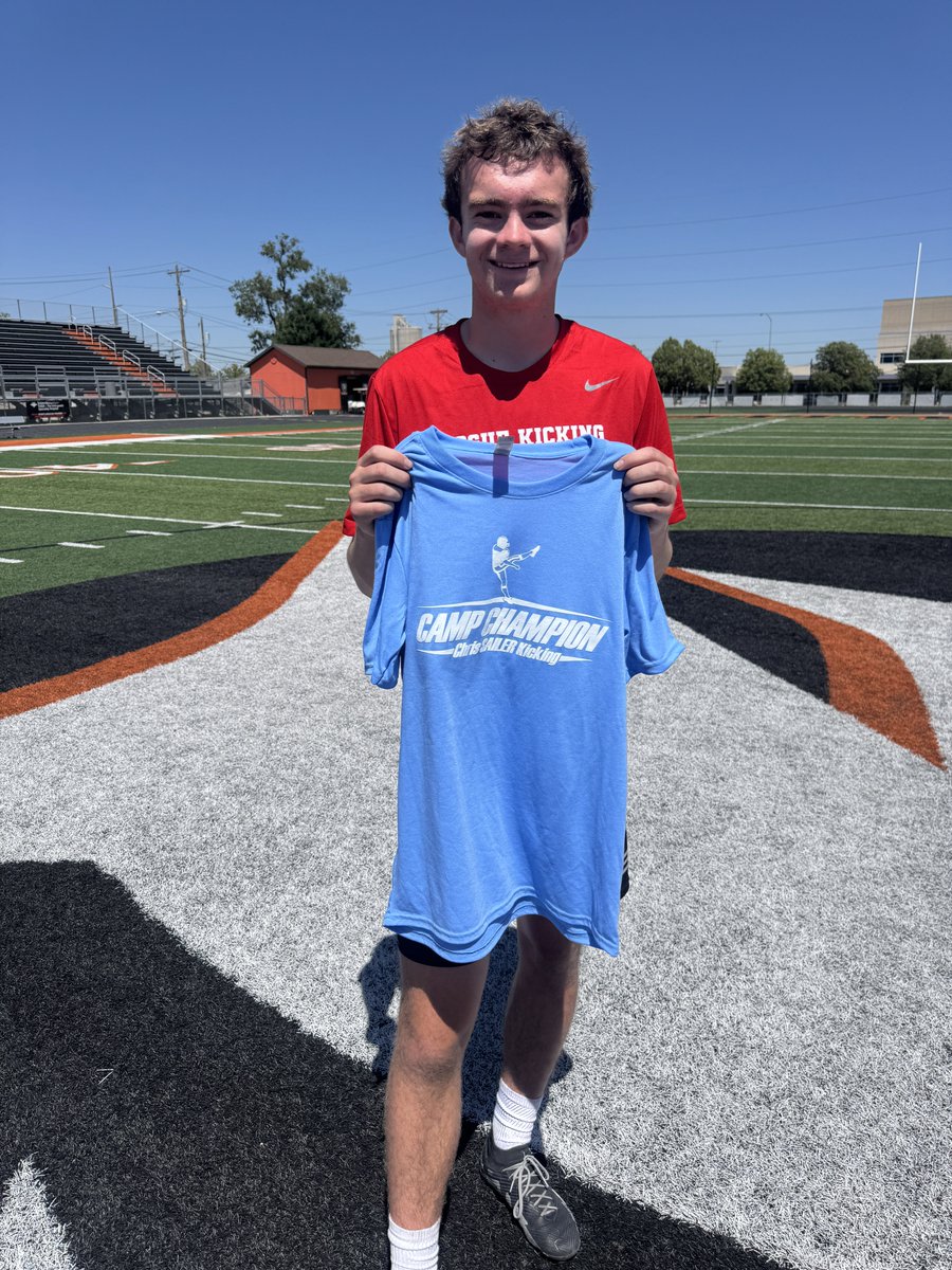 Coach Jax / Rogue Kicking (@roguekicking) on Twitter photo Camp champions! 👇🏼
-Tanner Pidwell (overall Champ) <a href="/PidwellTanner/">Tanner Pidwell</a> <a href="/ParkCityFtbl/">Park City Football</a>
•won FG, and Kickoff
-Nash Turner <a href="/_MurrayFootball/">Murray Spartans Football</a>
•Punt Champ Camp champions! 👇🏼
-Tanner Pidwell (overall Champ) <a href="/PidwellTanner/">Tanner Pidwell</a> <a href="/ParkCityFtbl/">Park City Football</a>
•won FG, and Kickoff
-Nash Turner <a href="/_MurrayFootball/">Murray Spartans Football</a>
•Punt Champ