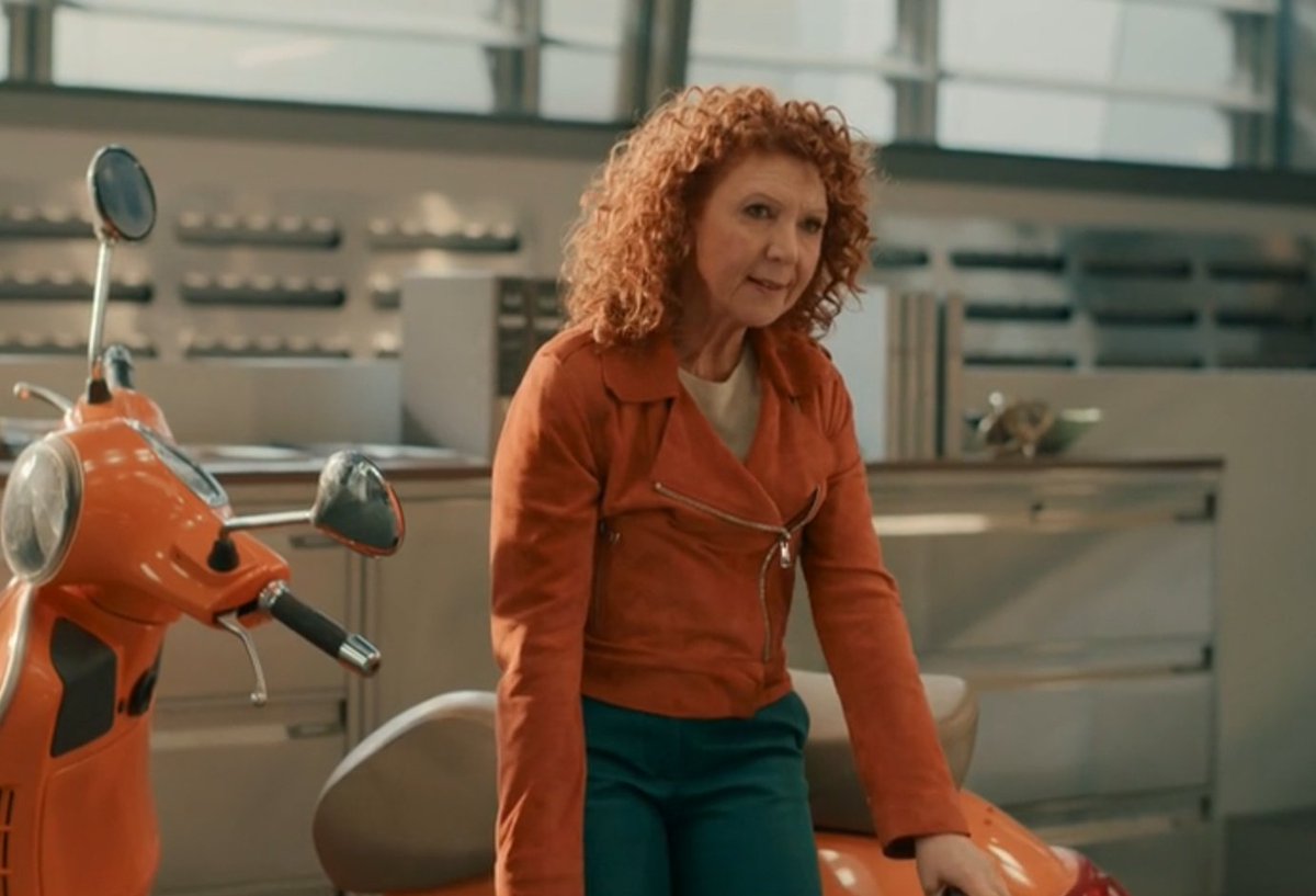 I'm sorry, but the biggest unanswered question in this episode is how does Mel's hair get this makeover during a bike ride? Is her helmet a perm machine?