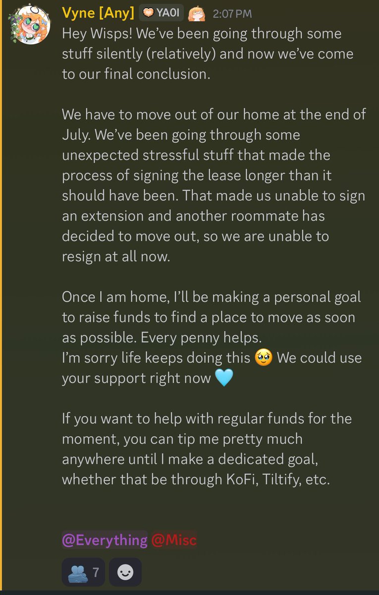 TLDR: We have to move this summer 🩵

Please read if you can 🩵

I’m still not home 🩵