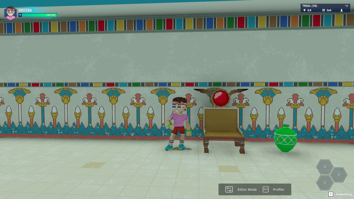 sneferu1987's tweet photo. Ancient Egyptian Chair 01
#TheSandboxGame #NFTCommunity #SandFam #TSBcreator #voxedit #voxEditWeekly #metaverse #voxelartist #TSBJP #voxelart #VoxEditContest https://t.co/Yn37KhIYo8