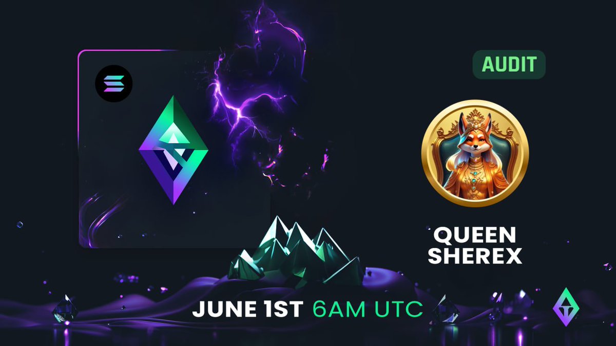 ๐๐ฒ๐บ๐ฃ๐ฎ๐ฑ (@thegempad) on Twitter photo We are happy to announce that the presale for <a href="/sherexcoin/">Queen Sherex</a> is taking place on the 1st of June at 6am UTC!
โ
Presale link: solsale.app/presale/3NBb4cโฆ
Queen Sherex is no ordinary meme coin โ she is a force of nature on Solana. As part of the utility sector, you can expect to benefit We are happy to announce that the presale for <a href="/sherexcoin/">Queen Sherex</a> is taking place on the 1st of June at 6am UTC!
โ
Presale link: solsale.app/presale/3NBb4cโฆ
Queen Sherex is no ordinary meme coin โ she is a force of nature on Solana. As part of the utility sector, you can expect to benefit