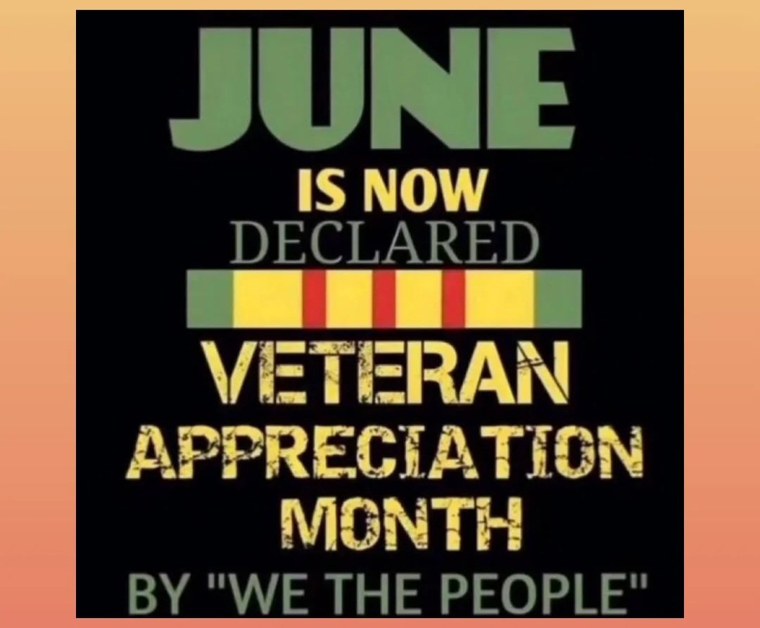 <a href="/EricLDaugh/">Eric Daugherty</a> Pride month has been canceled.
June is Veteran Appreciation Month.