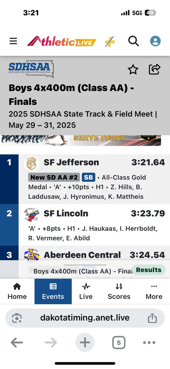 SFJeffersonxctf's tweet image. We couldn’t script a better finish for our boys!  

✅ State Chanpionship
✅ School Record
✅ All Class Gold Medal

Way to go Zy, Bryton, Jet, and Kaeden

#GoldStandard