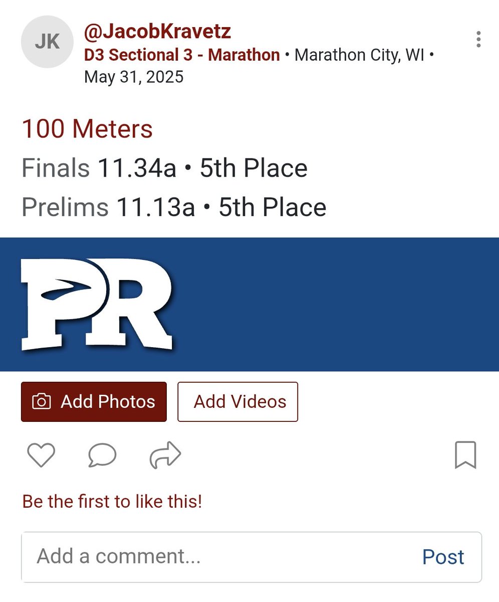 kravetz_jacob's tweet photo. Season’s not over yet! PR’d at sectionals with 11.13 in the 100m and 21’ in long jump 🔥 Top 10 jump across all sectionals = STATE QUALIFIER in long jump as a sophomore!
@BradJohnson29 @CJohnson051 @KevinMoses38 @MJ_NFLDraft @NWahlScouting https://t.co/r4oLTzhKmv