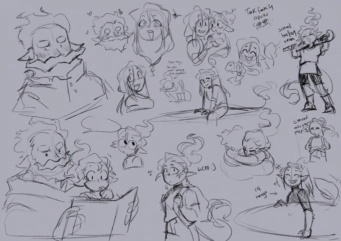 ddvau tek family doodle page 