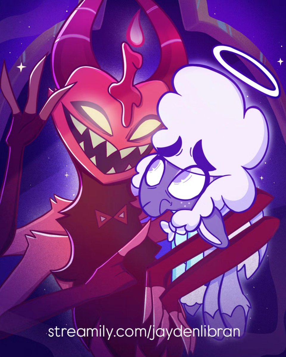 Jayden Libran crashing LVLUP 2025 (@jaydenlibran) on Twitter photo 1 year ago today, "The Full Moon" premiered! In addition to reprising my role as Collin, I got do debut my first demon character, The Shopkeeper! Art by <a href="/clownyblitz/">Clownyblitz (COMMISSIONS OPEN)</a>. Get yours at streamily.com/jaydenlibran
#HelluvaBoss #HelluvaBossFullMoon #Vivziepop 1 year ago today, "The Full Moon" premiered! In addition to reprising my role as Collin, I got do debut my first demon character, The Shopkeeper! Art by <a href="/clownyblitz/">Clownyblitz (COMMISSIONS OPEN)</a>. Get yours at streamily.com/jaydenlibran
#HelluvaBoss #HelluvaBossFullMoon #Vivziepop