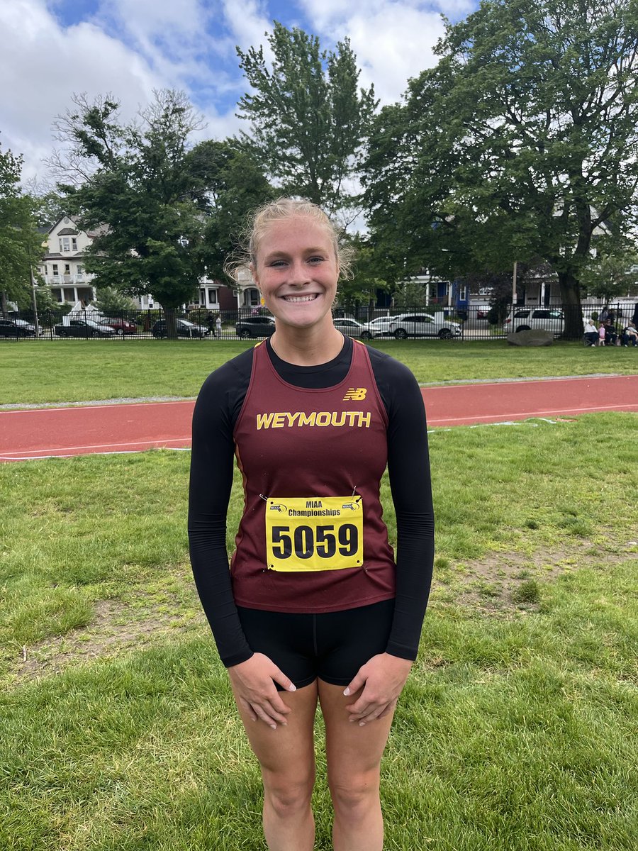 State Champion !   Your D1 State champion in the javelin, school record 131’7”… Ainsley Weber