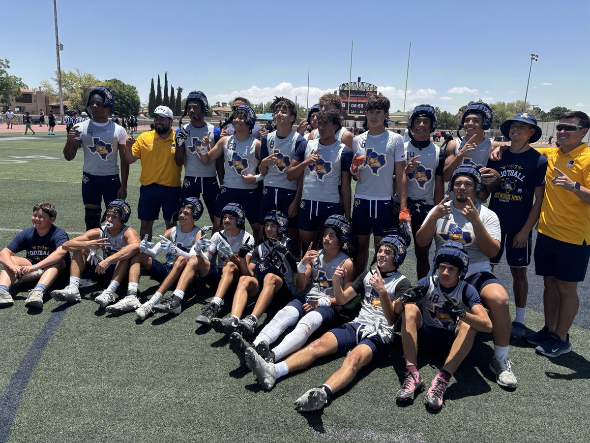 Sam Guzman (@samguzmantv) on Twitter photo Eastwood is heading to the <a href="/Texas7on7/">Texas 7on7 Organization</a> state tournament.
Troopers beat El Dorado in the first qualifying game of the El Paso SQT at Eastwood High School. Eastwood is heading to the <a href="/Texas7on7/">Texas 7on7 Organization</a> state tournament.
Troopers beat El Dorado in the first qualifying game of the El Paso SQT at Eastwood High School.