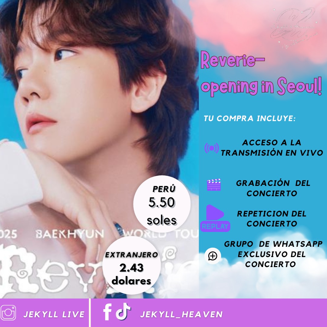 Hola Exols!
Por si se animan  , estamos organizando una compra grupal para el concierto de Baekhyun 
Me pueden hablan por DM si tienen dudas!
📌 Referencias:
🔗 instagram.com/jekyll_live_?i…
Chat General: chat.whatsapp.com/JDl8KghkvQl4cs…