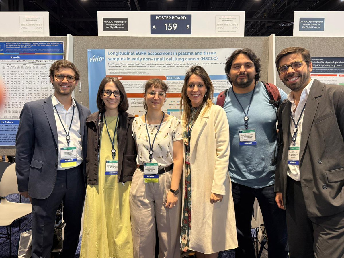 #ASCO25

Day2: Poster session #GI and #lungcancer 

<a href="/VHIO/">Vall d’Hebron Institute of Oncology (VHIO)</a> representation <a href="/ASCO/">ASCO</a> 🙌🏽🎉

#OncoNexion25 <a href="/_SEOM/">SEOM</a> 

<a href="/myESMO/">ESMO - Eur. Oncology</a> <a href="/OncoAlert/">OncoAlert</a> <a href="/OncBrothers/">Oncology Brothers</a>