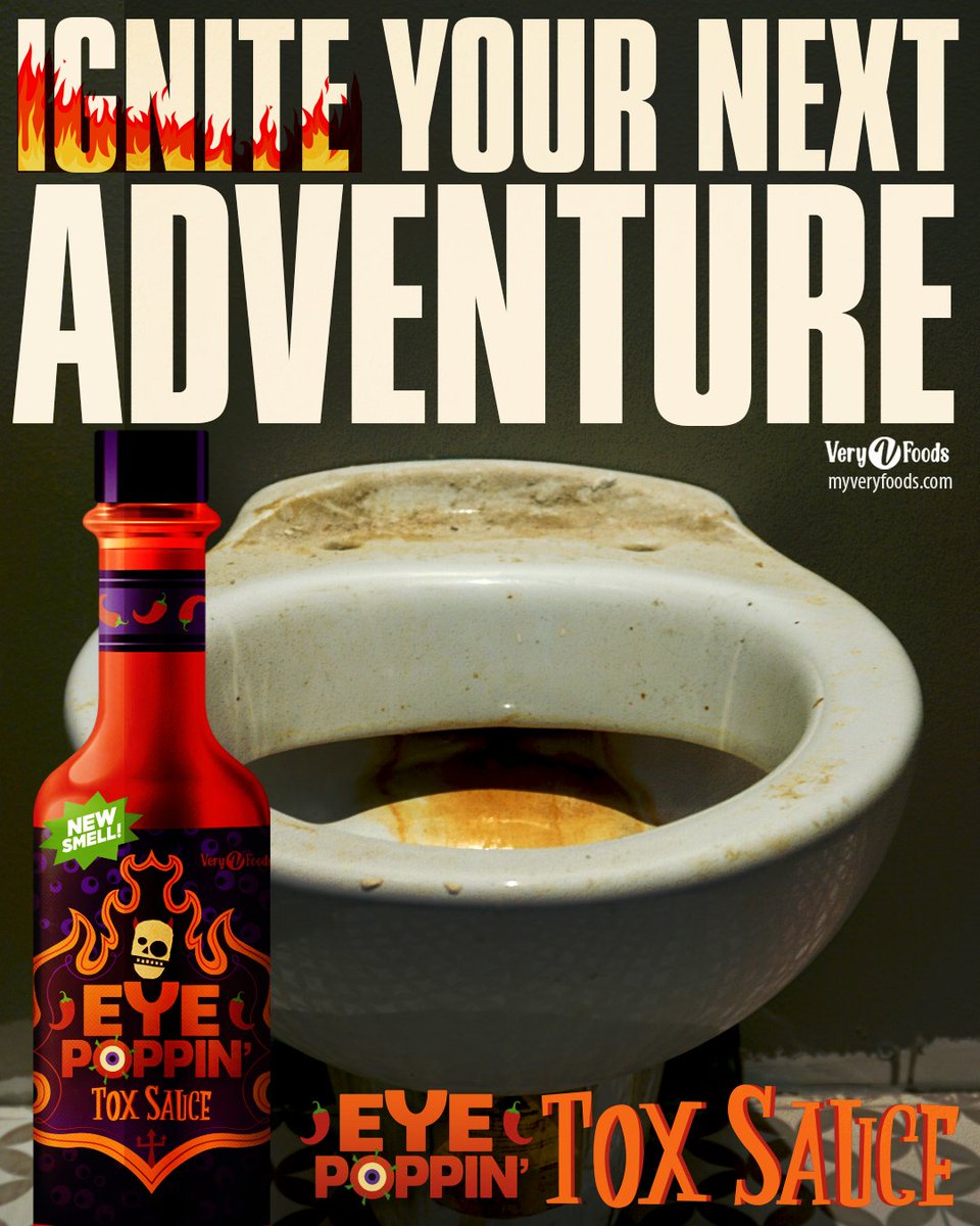 Tired of BORING condiments? 🔥

Eye Poppin’ Tox Sauce is back with a NEW SMELL so aggressive, even your neighbors will taste it.

Your nose knows. It’s fire... (and your ass will too).

THE TOXIC AVENGER is out August 29. SHOW THE F*CK UP!

#ToxSauce #SmellThePower