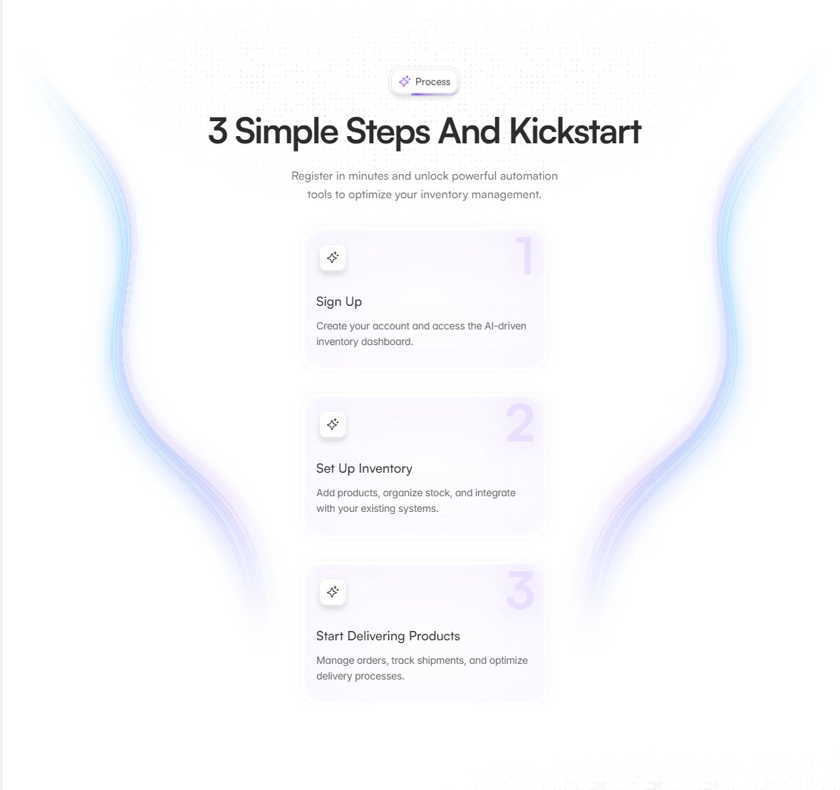 AsadSynt's tweet image. Beautiful steps section design.

What you guys thinks? this much white space makes it look dull or premium? 

The glowing effect surely makes it look perfect!