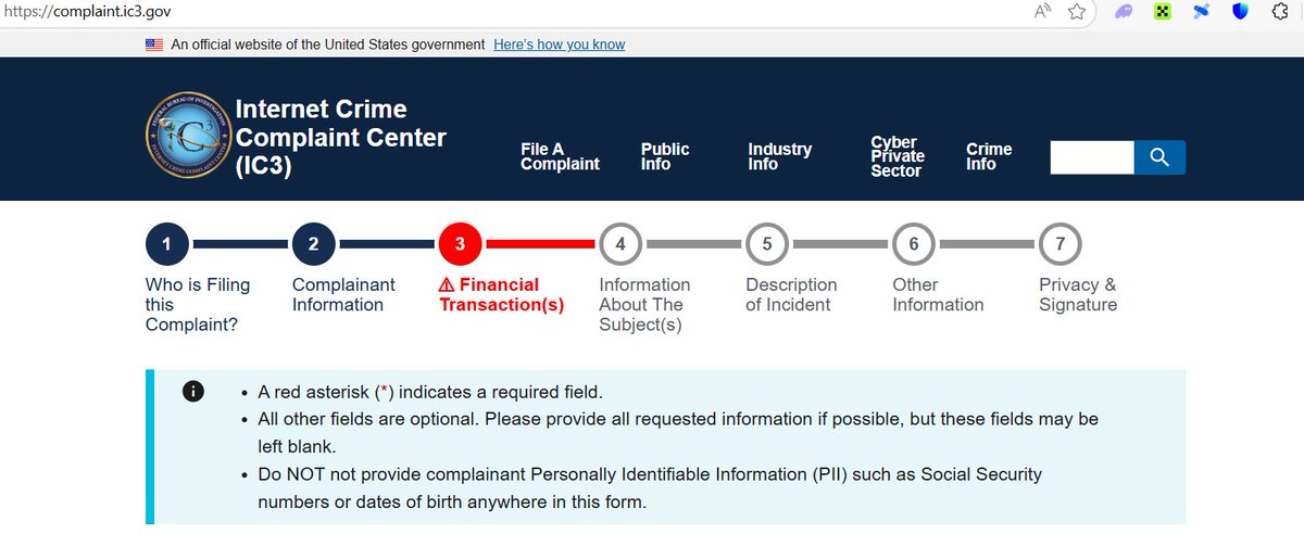 KevinMi89478252's tweet photo. I suggest that everyone who has been harmed by Alexronsy open a case at IC3 to be investigated.

You can even include photos and information, X pages and TG to break confidentiality.

@richtokensol @beejorn https://t.co/OXa4o7TYoP