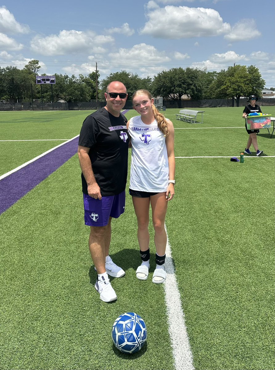 Stella Cogburn (@stellacogburn) on Twitter photo A great morning <a href="/TarletonSoccer/">Tarleton State Soccer</a> College ID Camp!
Thank you <a href="/CuadradoPete/">Pete Cuadrado</a> , <a href="/rex_carrell/">Rex Carrell</a> and <a href="/lexistinson/">Lexi Stinson</a> for putting on a great camp and training session! ⚽️ #bleedpurple #TarletonState
<a href="/NickSoutar/">Nick Soutar</a> <a href="/ImYouthSoccer/">ECNL/GA/Recruiting/College Soccer</a> <a href="/Royal08g/">Sting Dallas Royal ECNL-RL 08G</a> <a href="/TheSoccerWire/">SoccerWire</a> <a href="/SocAddicts/">SoccerAddicts</a> <a href="/GMsportsmedia1/">GM Sports Media</a> <a href="/TopPreps/">SPORTS NEWS, VIDEOS, GRAPHICS, EXPOSURE & MORE</a> A great morning <a href="/TarletonSoccer/">Tarleton State Soccer</a> College ID Camp!
Thank you <a href="/CuadradoPete/">Pete Cuadrado</a> , <a href="/rex_carrell/">Rex Carrell</a> and <a href="/lexistinson/">Lexi Stinson</a> for putting on a great camp and training session! ⚽️ #bleedpurple #TarletonState
<a href="/NickSoutar/">Nick Soutar</a> <a href="/ImYouthSoccer/">ECNL/GA/Recruiting/College Soccer</a> <a href="/Royal08g/">Sting Dallas Royal ECNL-RL 08G</a> <a href="/TheSoccerWire/">SoccerWire</a> <a href="/SocAddicts/">SoccerAddicts</a> <a href="/GMsportsmedia1/">GM Sports Media</a> <a href="/TopPreps/">SPORTS NEWS, VIDEOS, GRAPHICS, EXPOSURE & MORE</a>
