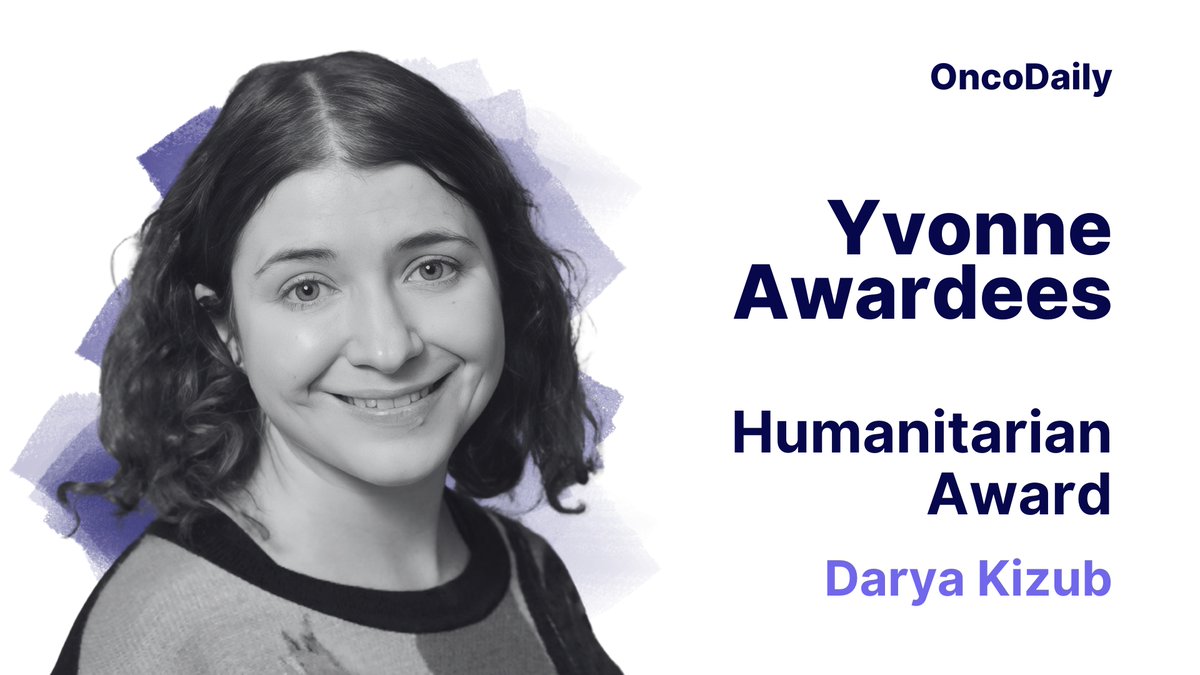 OncoDaily (@oncodaily) on Twitter photo 👏 Congratulations to Darya Kizub (<a href="/DKizub/">Darya Kizub, MD 🇺🇦</a>), Assistant Professor, Department of Breast Medical Oncology at The University of Texas <a href="/MDAndersonNews/">MD Anderson Cancer Center</a>, on receiving the Humanitarian Award 2025! Recognized for her unwavering dedication to humanitarian efforts in oncology.
#Cancer 👏 Congratulations to Darya Kizub (<a href="/DKizub/">Darya Kizub, MD 🇺🇦</a>), Assistant Professor, Department of Breast Medical Oncology at The University of Texas <a href="/MDAndersonNews/">MD Anderson Cancer Center</a>, on receiving the Humanitarian Award 2025! Recognized for her unwavering dedication to humanitarian efforts in oncology.
#Cancer