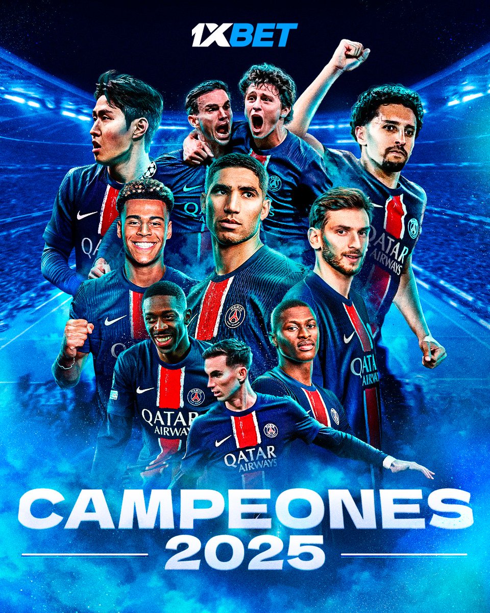 ¡Tenemos campeón! 😎

Paliza del Paris Club 5-0 ante Inter para quedarse con la primera #ChampionsLeague de su historia 🏆

¡Salud campeón! 👏