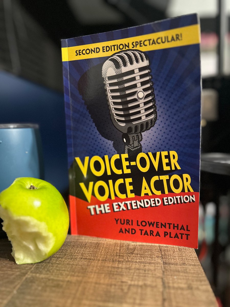 Thank you to my Fiance for this amazing book.  Anyone in the Industry who have read this book will understand the apple.  If you’re a voice actor this book is a must in your library.  #gamechanger #voiceactor #voiceover #actor #learning #voiceacting #secrets