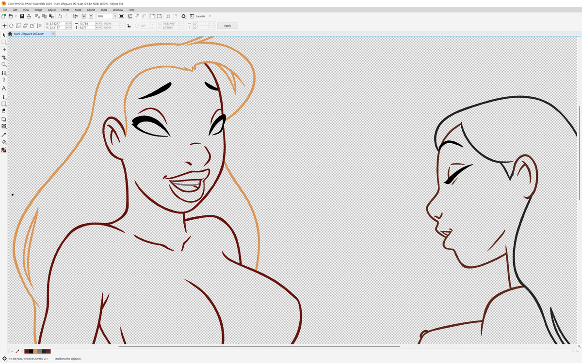 WIP

<a href="/ArtofPechi/">Pechi</a> #LiloandStitch #NaniPelekai #LiloandStitchLifeguard