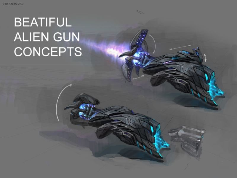 TayfunKOfficial's tweet image. #Crysis’te Prophet’ın kullandığı uzaylı silahının konsept ve son aşaması…