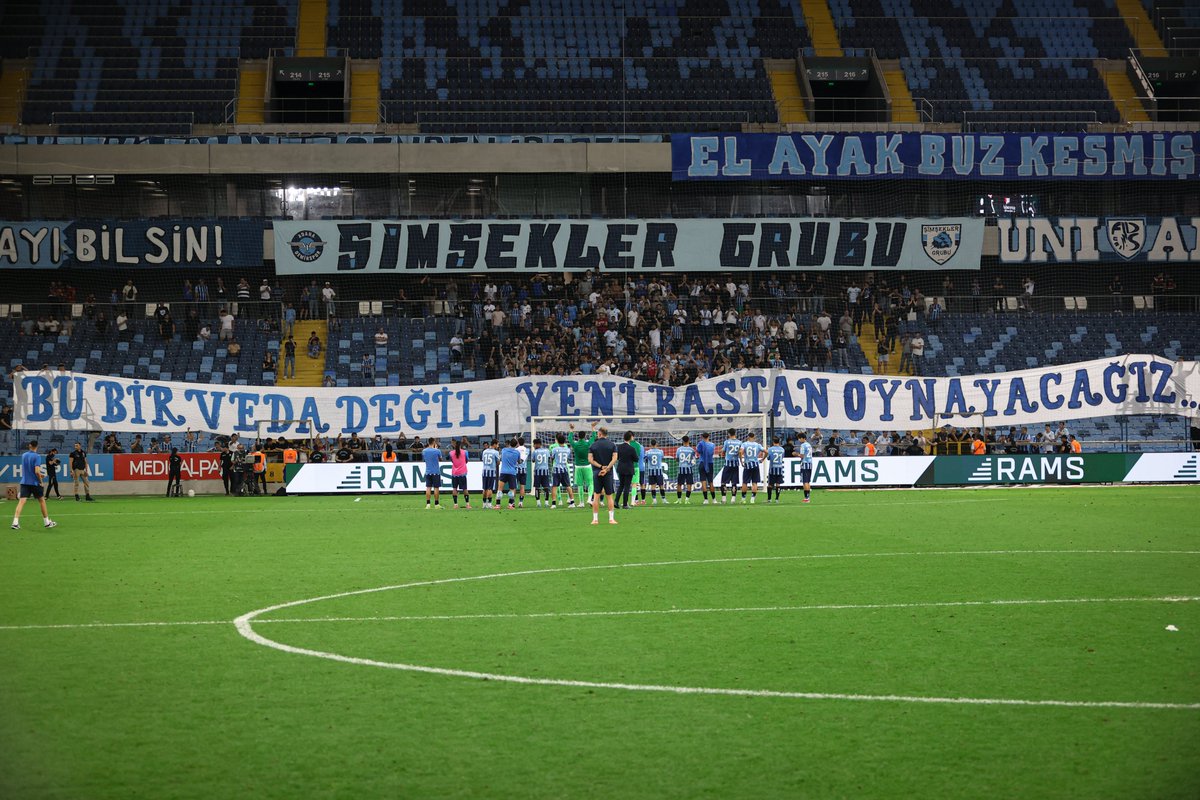 " Bu bir veda değil, yeni baştan oynayacağız...”

#AdanaDemirspor