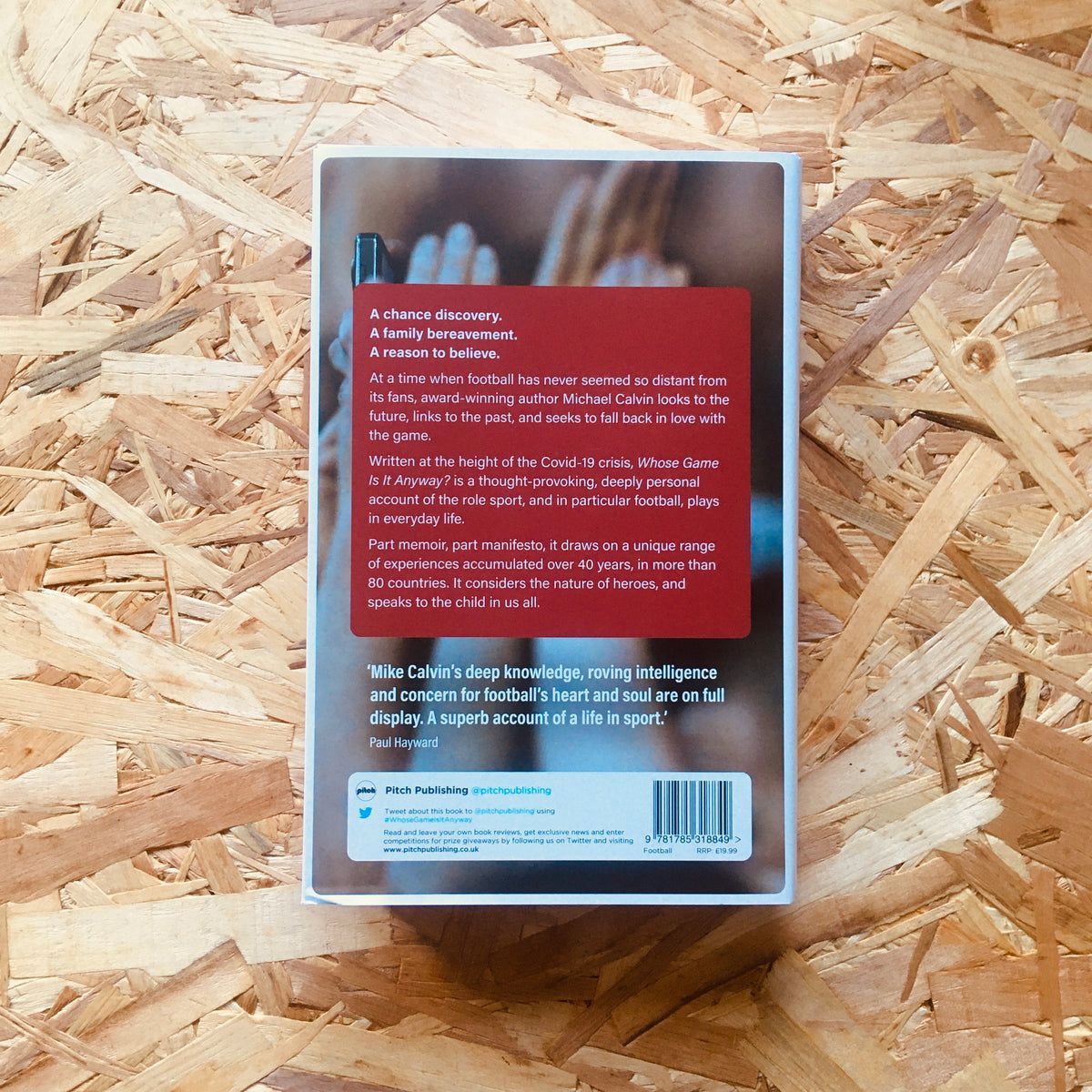 Stanchion - the football bookshop ๐ (@stanchionbooks) on Twitter photo ๐๐๐๐๐๐๐ | WHOSE GAME IS IT ANYWAY? by <a href="/CalvinBook/">Michael Calvin๐</a>
A trenchant survey of what the game should be in the post-pandemic era.
<a href="/PitchPublishing/">Pitch Publishing ๐ Sports Books</a>
๐ stanchionbooks.com/products/whoseโฆ ๐๐๐๐๐๐๐ | WHOSE GAME IS IT ANYWAY? by <a href="/CalvinBook/">Michael Calvin๐</a>
A trenchant survey of what the game should be in the post-pandemic era.
<a href="/PitchPublishing/">Pitch Publishing ๐ Sports Books</a>
๐ stanchionbooks.com/products/whoseโฆ