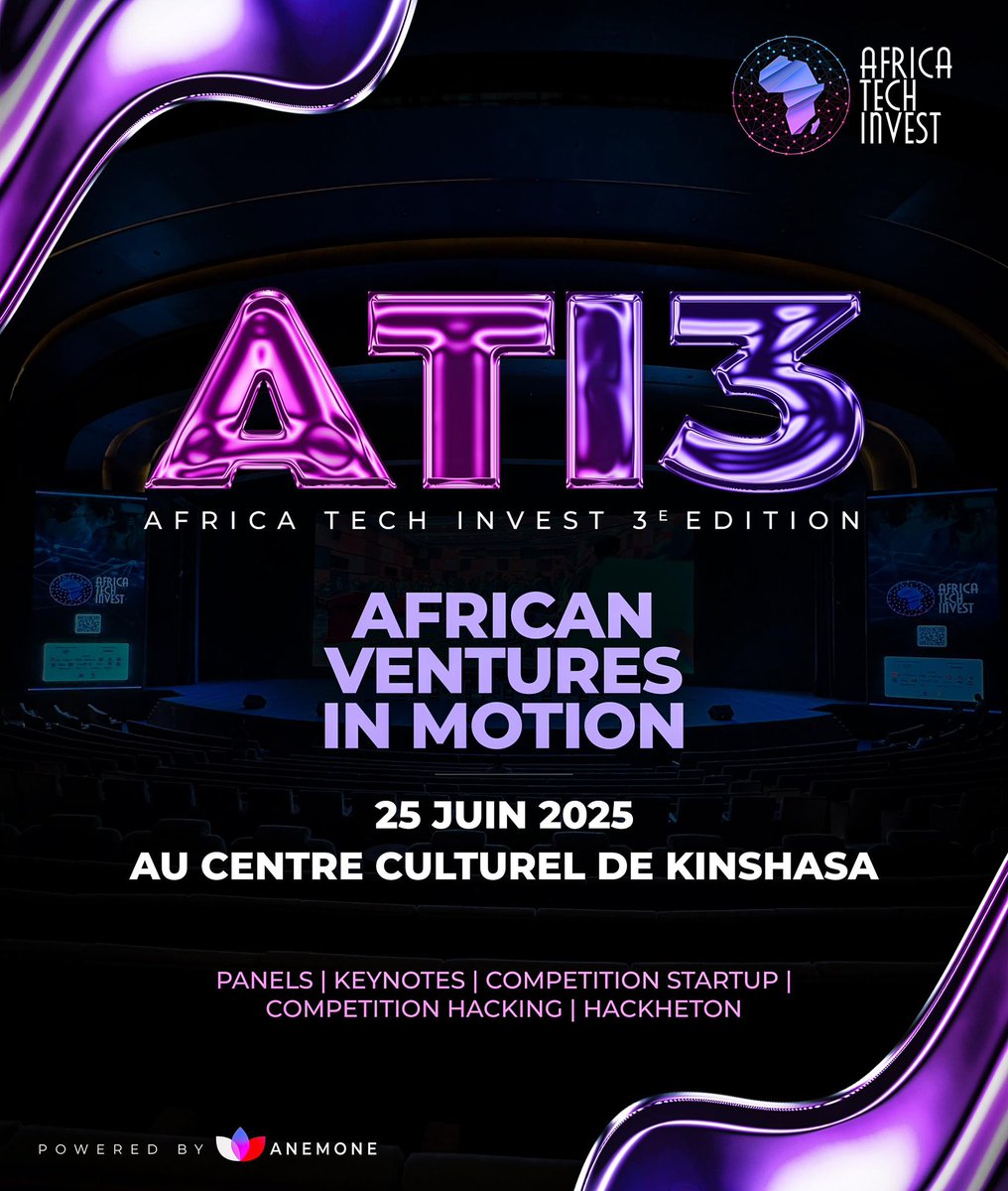 #Kinshasa : La 3ᵉ édition du Hackathon Africa Tech Invest, organisée en partenariat avec Silikin Village, est officiellement lancée. L’événement s’adresse aux développeurs, ingénieurs, hackers éthiques et passionnés de cybersécurité à travers l’Afrique.

Ce rendez-vous