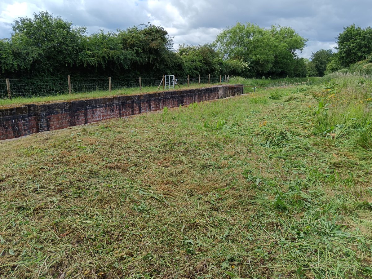 First major cut on the north bank of Borrowash bottom lock