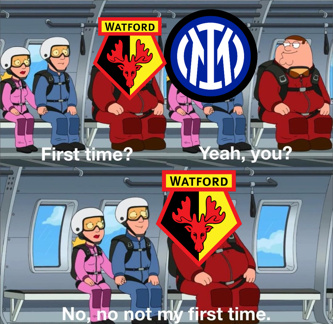 a team wearing a yellow kit getting battered in a cup final, where have i seen this before 🤔