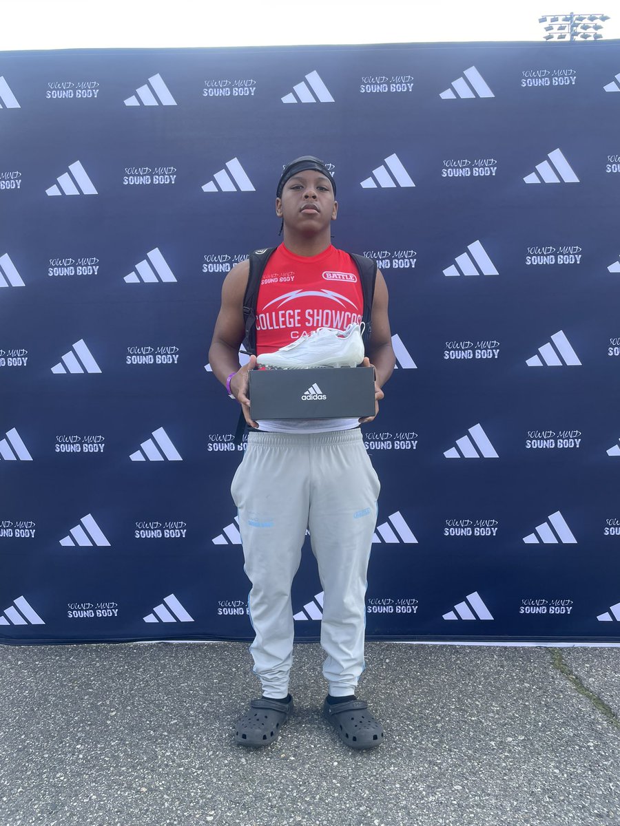 Jeremiah Hicks (@jeremiahhicks00) on Twitter photo Free cleats from <a href="/smsbacademy/">SoundMind SoundBody®</a> <a href="/adidas/">adidas</a> <a href="/adidasfootball/">adidas Football</a> day 1 went well ready for day 2. Thank you <a href="/CoachBlackwell_/">Curtis Blackwell II</a>
<a href="/CoachERog/">Eric Rogers</a> <a href="/JRog_Corner/">James Rogers</a> Free cleats from <a href="/smsbacademy/">SoundMind SoundBody®</a> <a href="/adidas/">adidas</a> <a href="/adidasfootball/">adidas Football</a> day 1 went well ready for day 2. Thank you <a href="/CoachBlackwell_/">Curtis Blackwell II</a>
<a href="/CoachERog/">Eric Rogers</a> <a href="/JRog_Corner/">James Rogers</a>