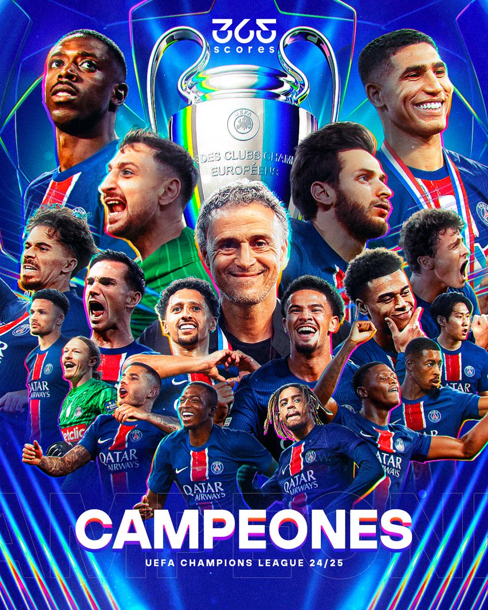 SE ACABÓ. UNA NUEVA ERA 🏆🇫🇷 | El PSG es CAMPEÓN de la UEFA Champions League 2024/25. Tras muchos intentos, se proclaman como el MEJOR EQUIPO DE EUROPA. Una jornada histórica en el mundo del fútbol, donde HUMILLARON al Inter.

⭐️ La tan anhelada primera estrella. Toda de Luis