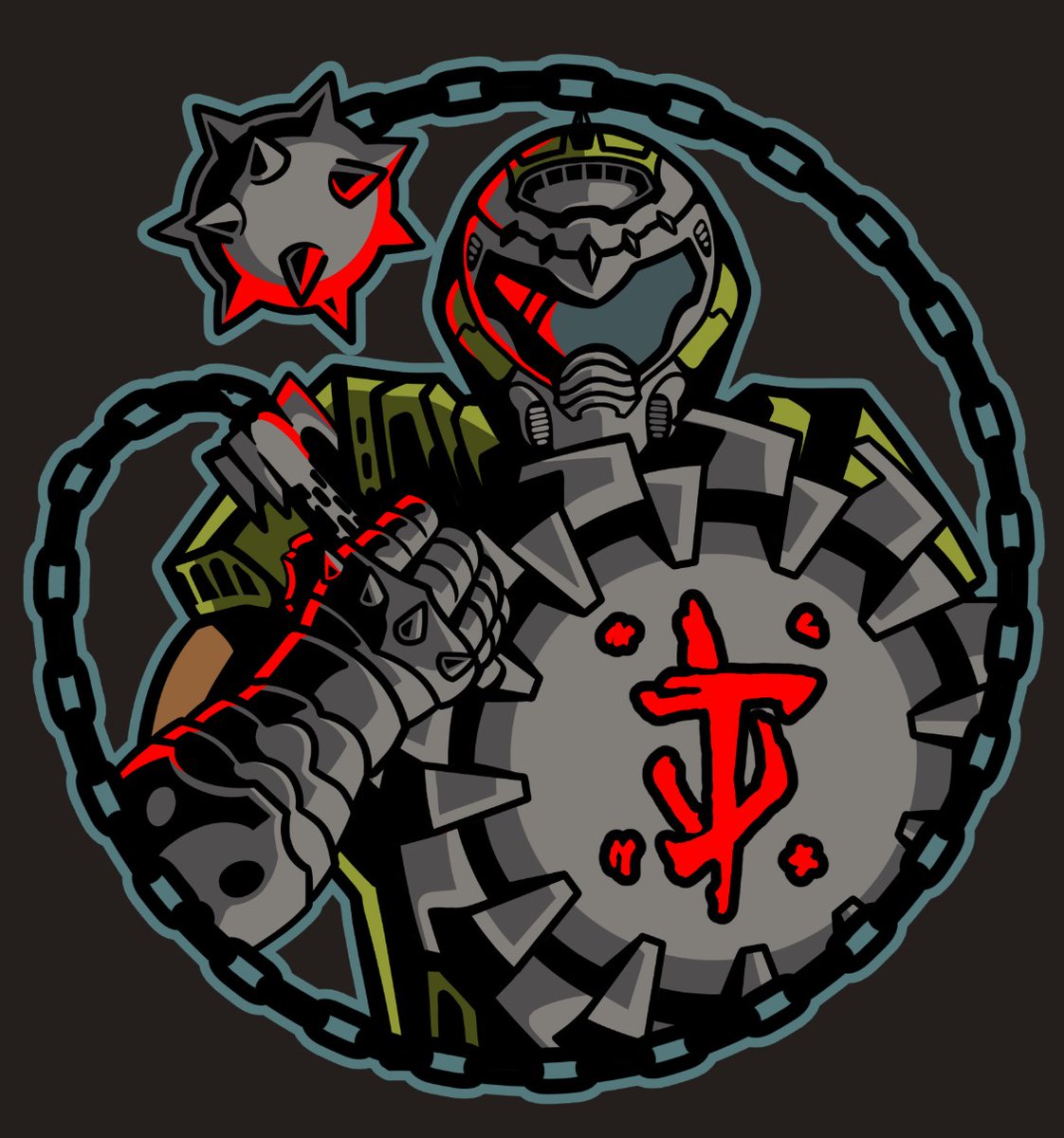We are preparing <a href="/DOOM/">DOOM</a> embroidery for <a href="/QuakeCon/">QuakeCon</a> 2025 with <a href="/NyriamNowa/">NyRiam - 🐺 BONDS: The Cursed Child 🐺 EPIC MANGA</a>