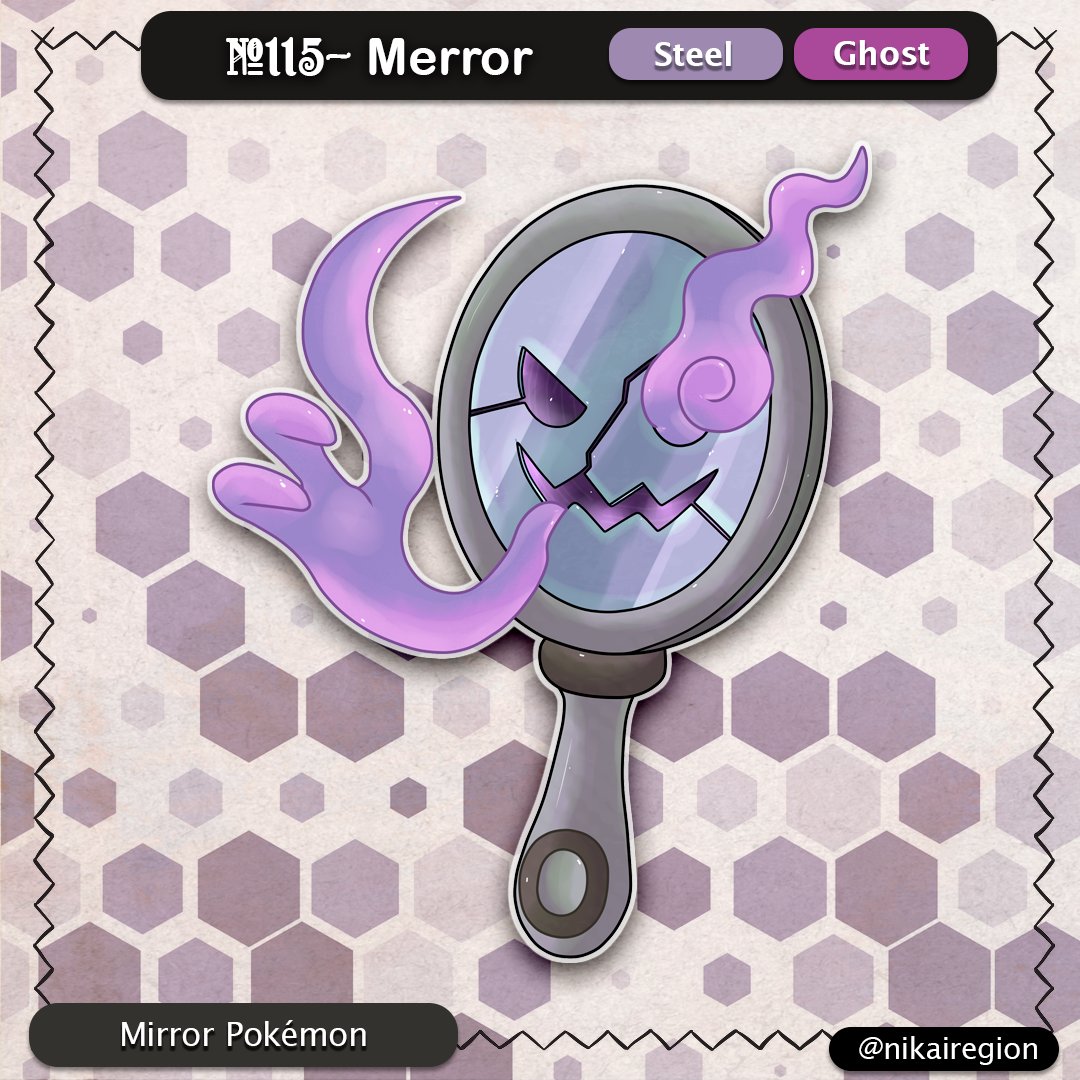NikaiRegion's tweet photo. ►New Pokémon Lines :
► Merror - Steel/Ghost - The Mirror Pokémon
► Ufoa - Fairy - The Weird Pokémon
► Maplug - Electric/Bug - The Plug Pokémon
#fakemon #pokemon #yokai #japan #ghosttype #fairytype #electrictype #steeltype #bugtype #anipoke #pokemoncommunity https://t.co/UMu13Uqb7G