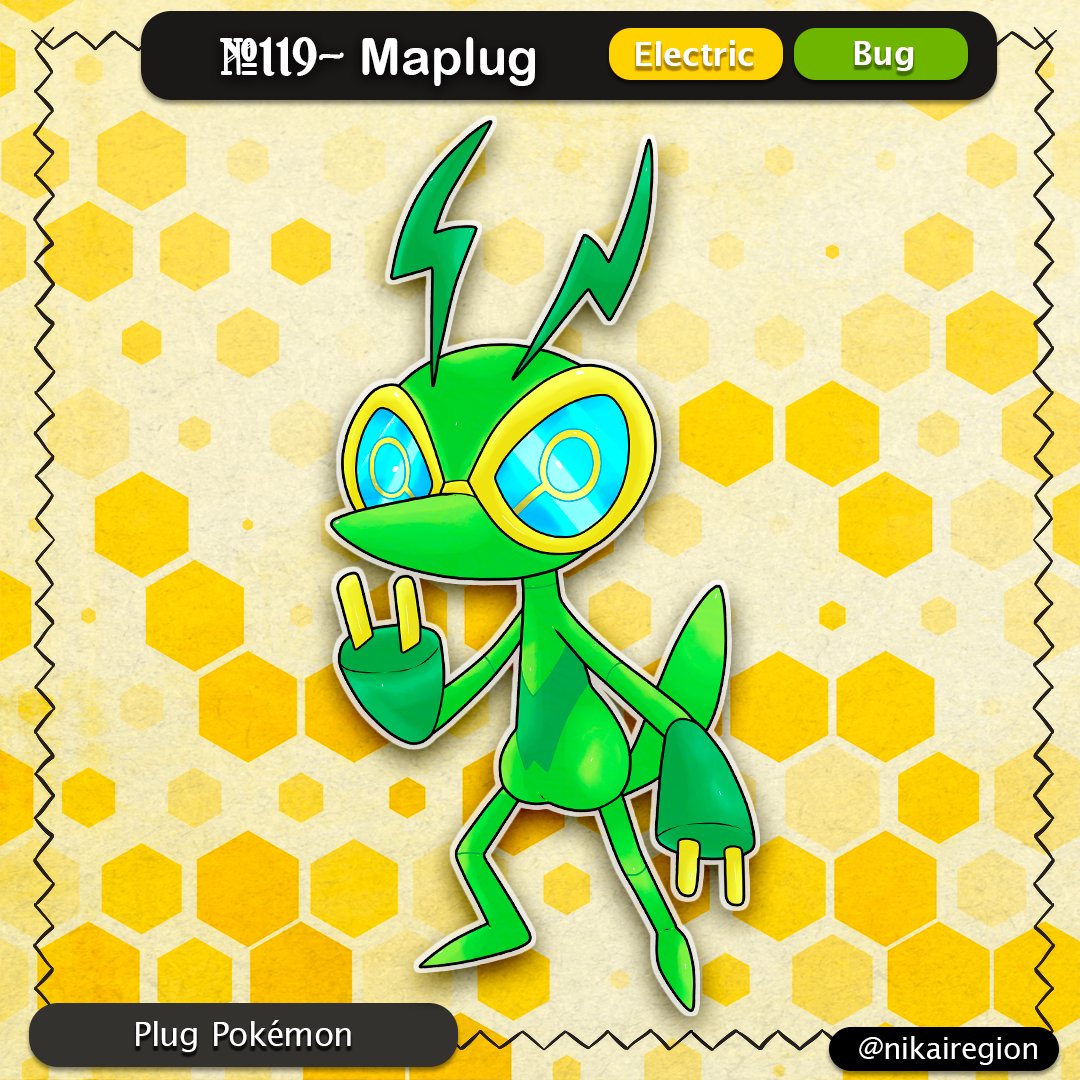 NikaiRegion's tweet photo. ►New Pokémon Lines :
► Merror - Steel/Ghost - The Mirror Pokémon
► Ufoa - Fairy - The Weird Pokémon
► Maplug - Electric/Bug - The Plug Pokémon
#fakemon #pokemon #yokai #japan #ghosttype #fairytype #electrictype #steeltype #bugtype #anipoke #pokemoncommunity https://t.co/UMu13Uqb7G