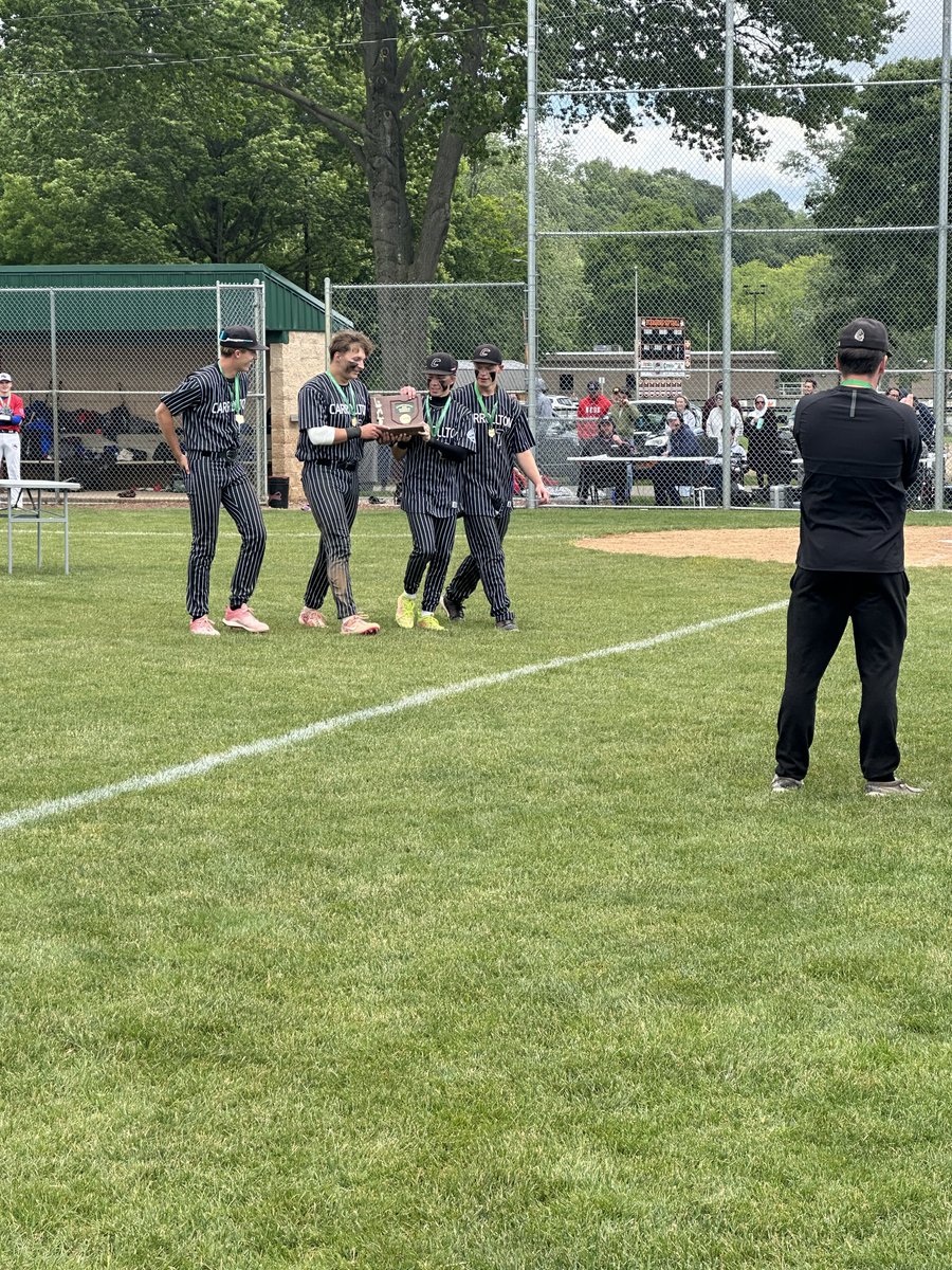 Carrollton Warrior Baseball (@chswarriorball) on Twitter photo Senior Captains <a href="/landen__mcc/">Landen McClelland</a> <a href="/landondiesel25/">Landon James 2025</a> <a href="/GLBroadwater/">Garrett Broadwater</a> and <a href="/JacobWhitmore11/">Jacob Whitmore</a> bringing the first district trophy back to the brotherhood in 31 years.
Not done yet!
Keep climbing! Senior Captains <a href="/landen__mcc/">Landen McClelland</a> <a href="/landondiesel25/">Landon James 2025</a> <a href="/GLBroadwater/">Garrett Broadwater</a> and <a href="/JacobWhitmore11/">Jacob Whitmore</a> bringing the first district trophy back to the brotherhood in 31 years.
Not done yet!
Keep climbing!