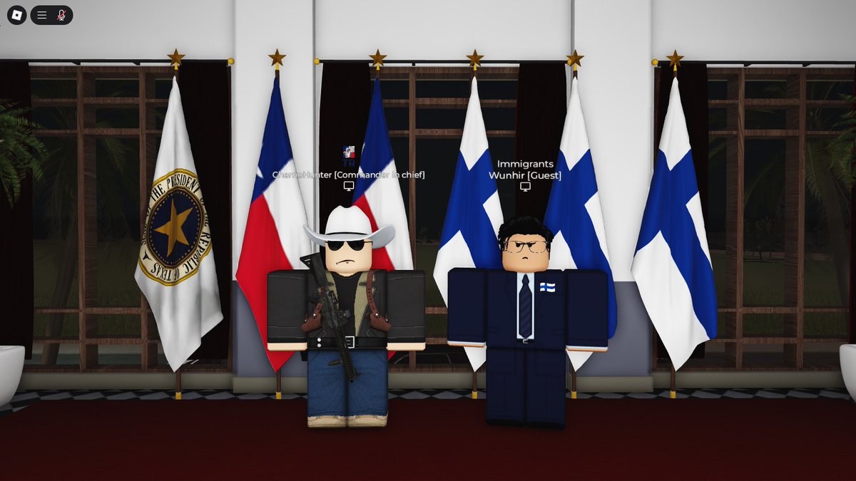 Today the President of the Republic and the Prime Minister flew to the Republic of Texas for a high level diplomatic meeting.

According to the cabinet of the President and the President of Texas they discussed the security of Texas border to Mexico amongst other things.