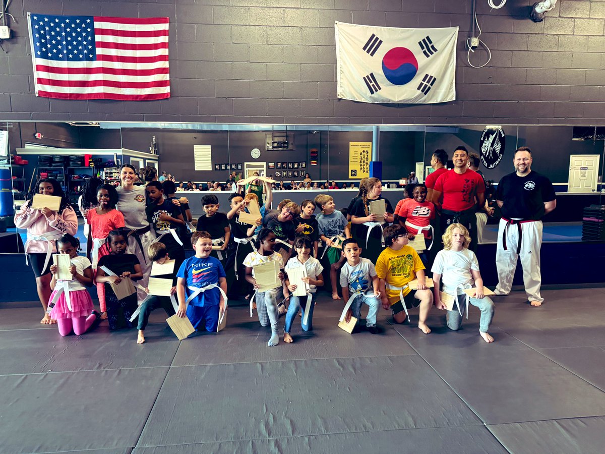 🎉 Today we celebrated our cubs Special White Belt Graduation. Thank you Southern Maryland Martial Art for volunteering your time at GB. #SEL 🥋👏 #SMMAF #MartialArtsGraduation