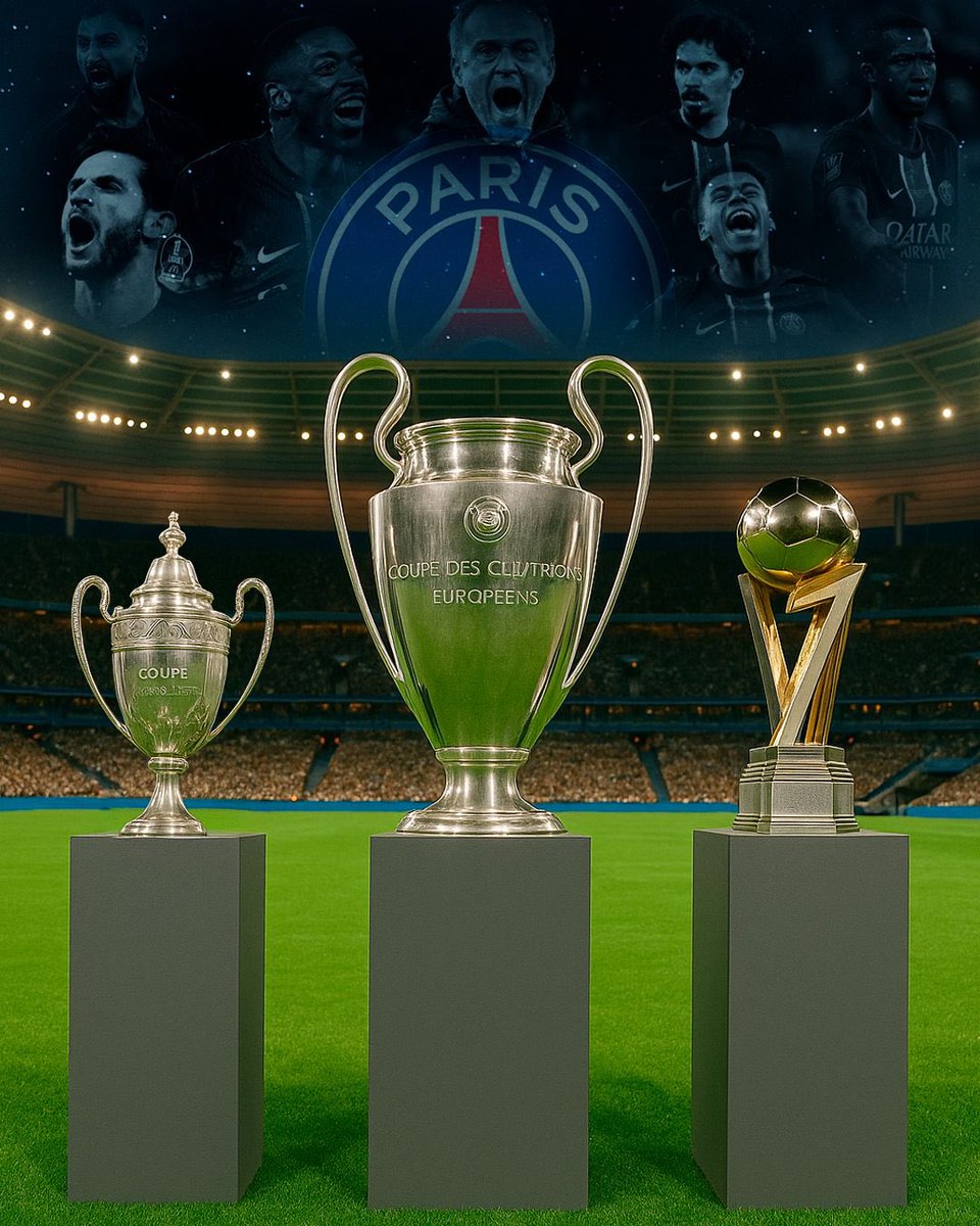 ¡¡DE PIE ANTE EL MEJOR EQUIPO DEL MUNDO EN LA ACTUALIDAD!!

➤ Son los campeones de la Ligue 1.
➤ Son los campeones de la Copa de Francia.
➤ Son los campeones de la Champions League.

¡Ah! Y también conquistaron la Supercopa de Francia.

Con Luis Enrique como líder del