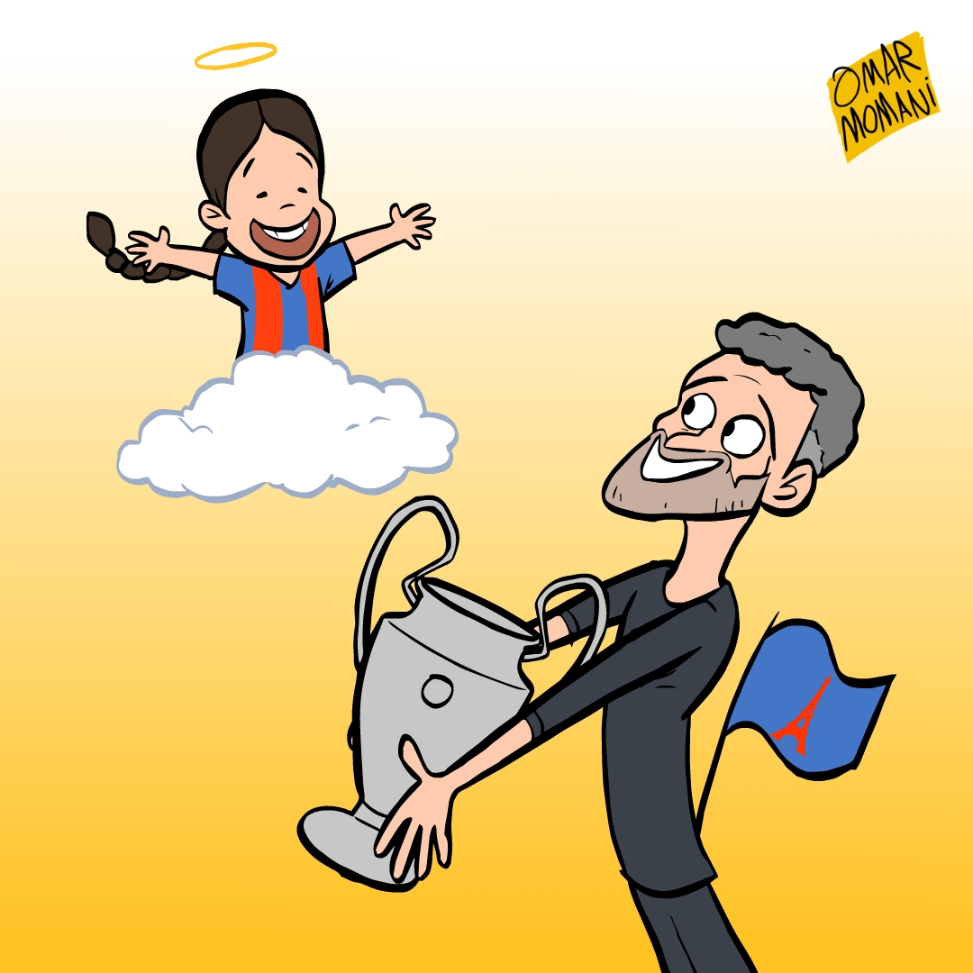 It is for Xana
Congratulations Luis Enrique