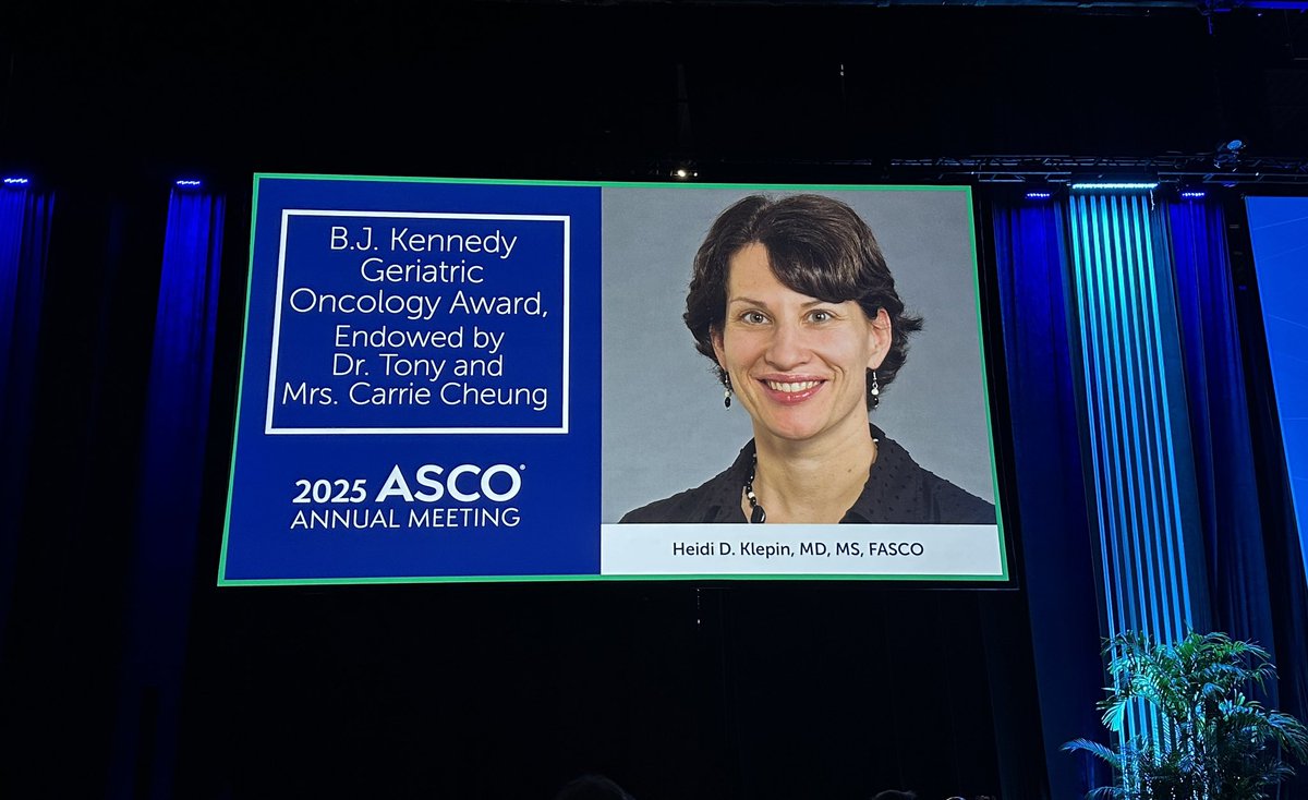 Ruben A. Mesa, MD (@mpdrc) on Twitter photo Huge congratulations to <a href="/HKlepinMD/">Heidi Klepin</a> , Associate Director of <a href="/AtriumHealthWFB/">Atrium Health Wake Forest Baptist</a> Comprehensive Cancer Center, the #ASCO25 Geriatric Oncology Award for a career of compassion and impact! <a href="/WakeCancer/">Wake Forest Baptist - Comprehensive Cancer Center</a> <a href="/LevineCancer/">Levine Cancer</a> <a href="/wakeforestmed/">Wake Forest University School of Medicine</a> #LovedOneStandard Huge congratulations to <a href="/HKlepinMD/">Heidi Klepin</a> , Associate Director of <a href="/AtriumHealthWFB/">Atrium Health Wake Forest Baptist</a> Comprehensive Cancer Center, the #ASCO25 Geriatric Oncology Award for a career of compassion and impact! <a href="/WakeCancer/">Wake Forest Baptist - Comprehensive Cancer Center</a> <a href="/LevineCancer/">Levine Cancer</a> <a href="/wakeforestmed/">Wake Forest University School of Medicine</a> #LovedOneStandard