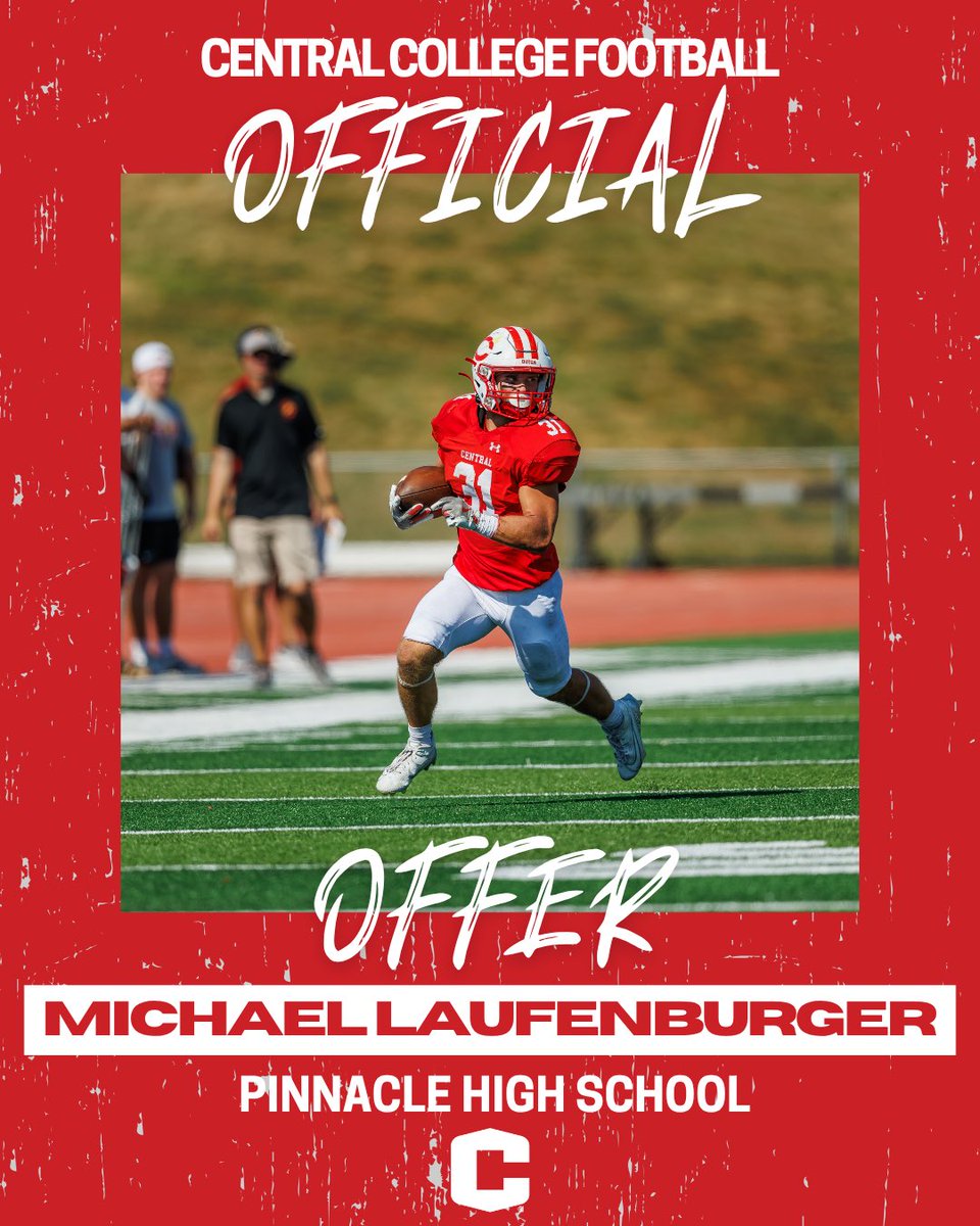 Michael Laufenburger (@mlaufenburger) on Twitter photo After a great phone call with <a href="/MChorowicz/">Mike Chorowicz</a> I am blessed to receive an offer to play at <a href="/CentralDutchFB/">Central Football</a>
<a href="/CoachGerm/">🅿️aul Germinaro</a> <a href="/MHanshaw7/">Matt Hanshaw</a> <a href="/RonTBAOL/">Ron Sowers</a> <a href="/PrepRedzoneAZ/">Prep Redzone Arizona</a> <a href="/gridironarizona/">Gridiron Arizona</a> <a href="/azc_obert/">Richard Obert</a> After a great phone call with <a href="/MChorowicz/">Mike Chorowicz</a> I am blessed to receive an offer to play at <a href="/CentralDutchFB/">Central Football</a>
<a href="/CoachGerm/">🅿️aul Germinaro</a> <a href="/MHanshaw7/">Matt Hanshaw</a> <a href="/RonTBAOL/">Ron Sowers</a> <a href="/PrepRedzoneAZ/">Prep Redzone Arizona</a> <a href="/gridironarizona/">Gridiron Arizona</a> <a href="/azc_obert/">Richard Obert</a>