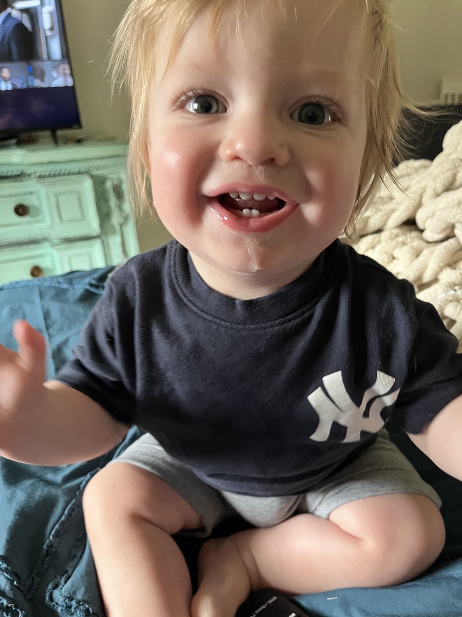 ReluctantRev's tweet photo. Game time can't come soon enough! Big Jed (1) is ready!  @Yankees @YESNetwork  #YESFanPhoto https://t.co/dtYRmmyqcZ
